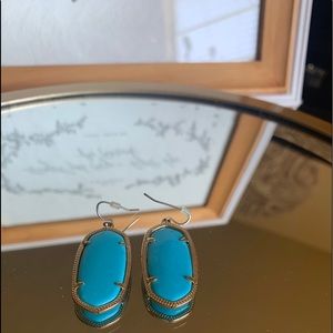 Turquoise Kendra Scott earrings, medium